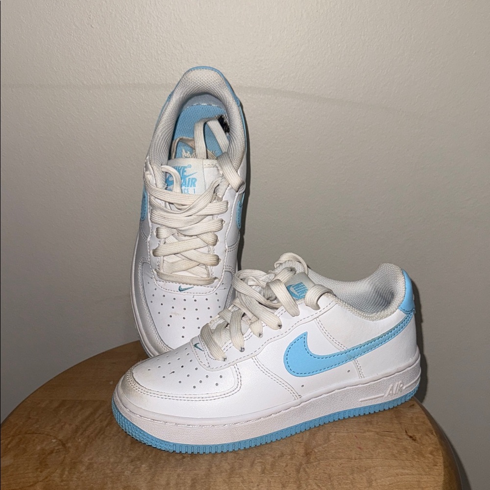 Nike Kids Sneakers White and Light Blue